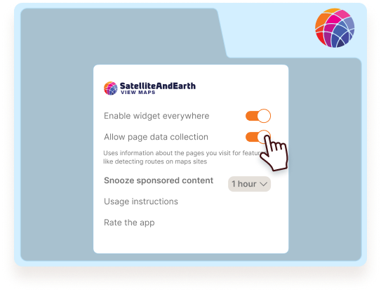Allow page data collection
